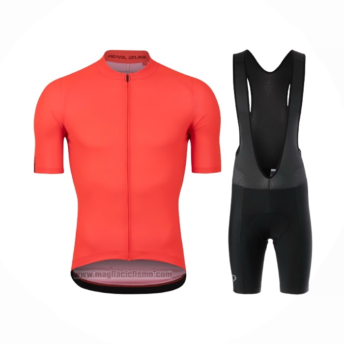 2021 Abbigliamento Ciclismo Pearl Izumi Rosso Manica Corta e Salopette